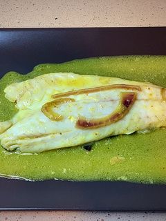 Una foto de Lubina al curry