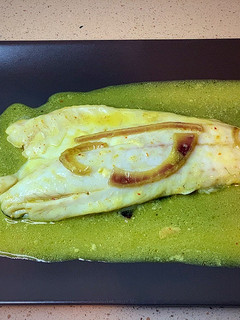 Una foto de Lubina al curry