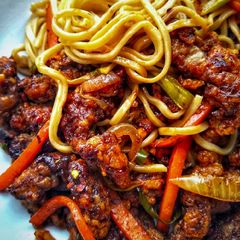 Crispy Shredded Chilli Beef (Takeaway Style) A picture of Crispy Shredded Chilli Beef (Takeaway Style).