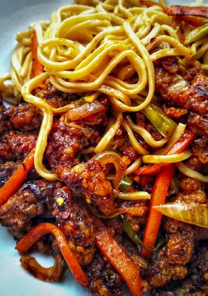 A picture of Crispy Shredded Chilli Beef (Takeaway Style).