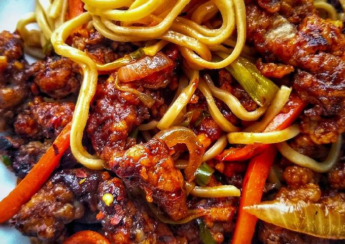 Easiest Way to Prepare Super Quick Homemade Crispy Shredded Chilli Beef ...