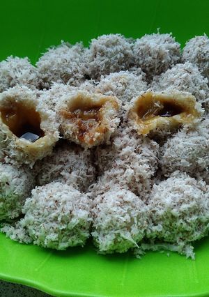 Foto resep Kue klepon lembut di luar Lumer di dalam