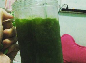 Hình của món Sinh tố rau diếp cá giải khát bổ dưỡng.