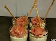 Une photo de verrine avocat