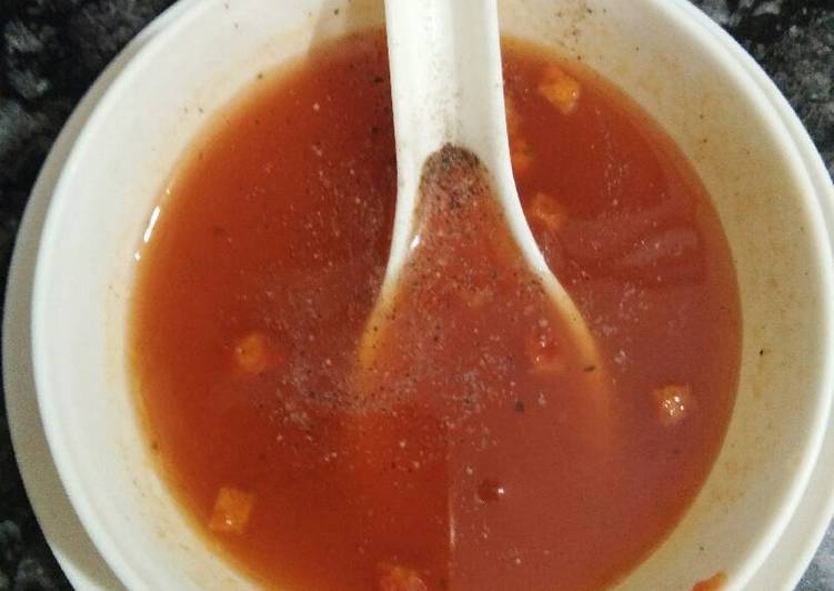 My Grandma Tomatoes Soup healthy and tasty 😋