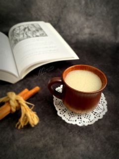 عکسی از دستور دمنوش بادام(چای بادام)