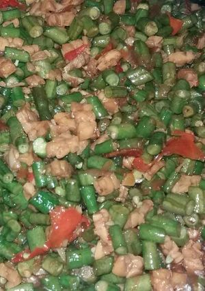 Foto resep Tumis kacang panjang n tempe