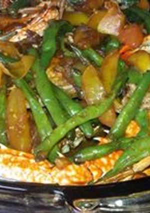 Foto resep Ranjungan/kepiting asam manis buncis