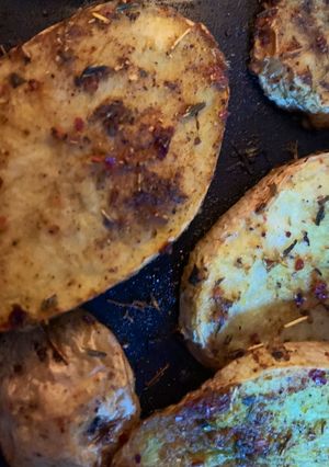 Una foto de Merluza con papas 🥔 #sinTacc #sinLácteos