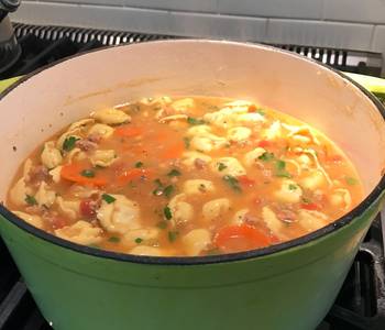 Easy Make Recipe Thick and Spicy sausage bean and cheese tortellini soup Practical Delicious