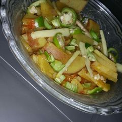 A picture of Aloo ka salan #eidkay pakwan.
