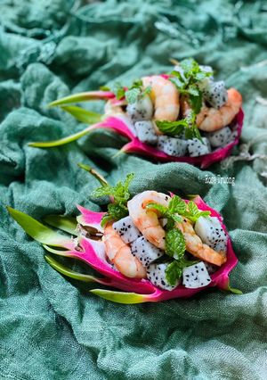 Hình của món Salad Tôm Thanh Long.