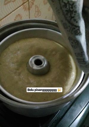 Foto resep Bolu pisang kukus no mixer no oven