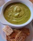 Vickys Brussels Sprout Soup, GF DF EF SF NF Vegan