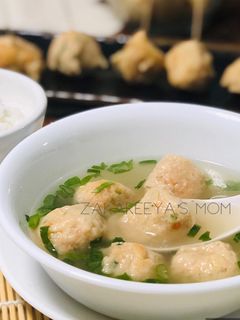 Foto resep Sup Bola-Bola Ikan Salmon & Sayuran #KapsulAjaib#03