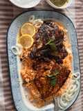 Baked Fish with Mandi Rice