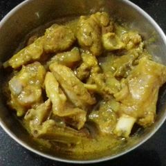 A picture of Mutton curry for kids.