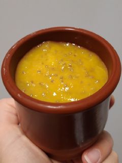 Una foto de Mermelada de mango con toque de jengibre sin azúcar