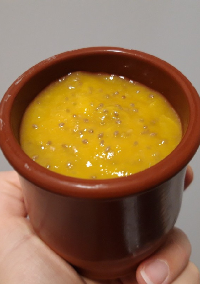 Una foto de Mermelada de mango con toque de jengibre sin azúcar