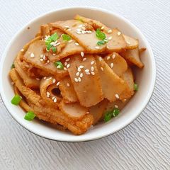 A picture of Korean Fish Cakes.