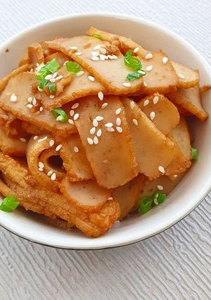 A picture of Korean Fish Cakes.