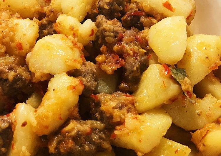 Resep Sambal goreng kentang &amp; “mince beef” yang Sempurna