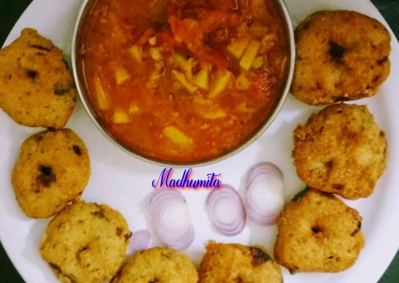 Bada and aloo dum