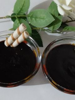 عکسی از دستور پودینگ شکلاتی