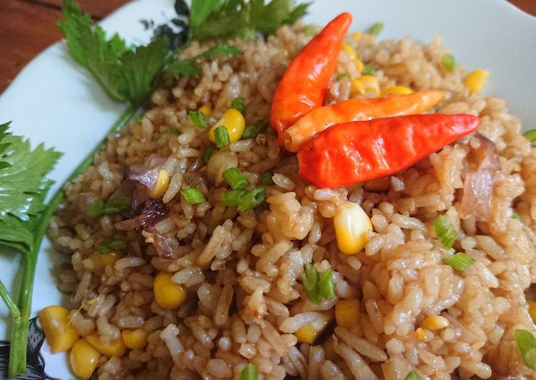 Resep 27. Nasi Goreng Jagung yang Enak