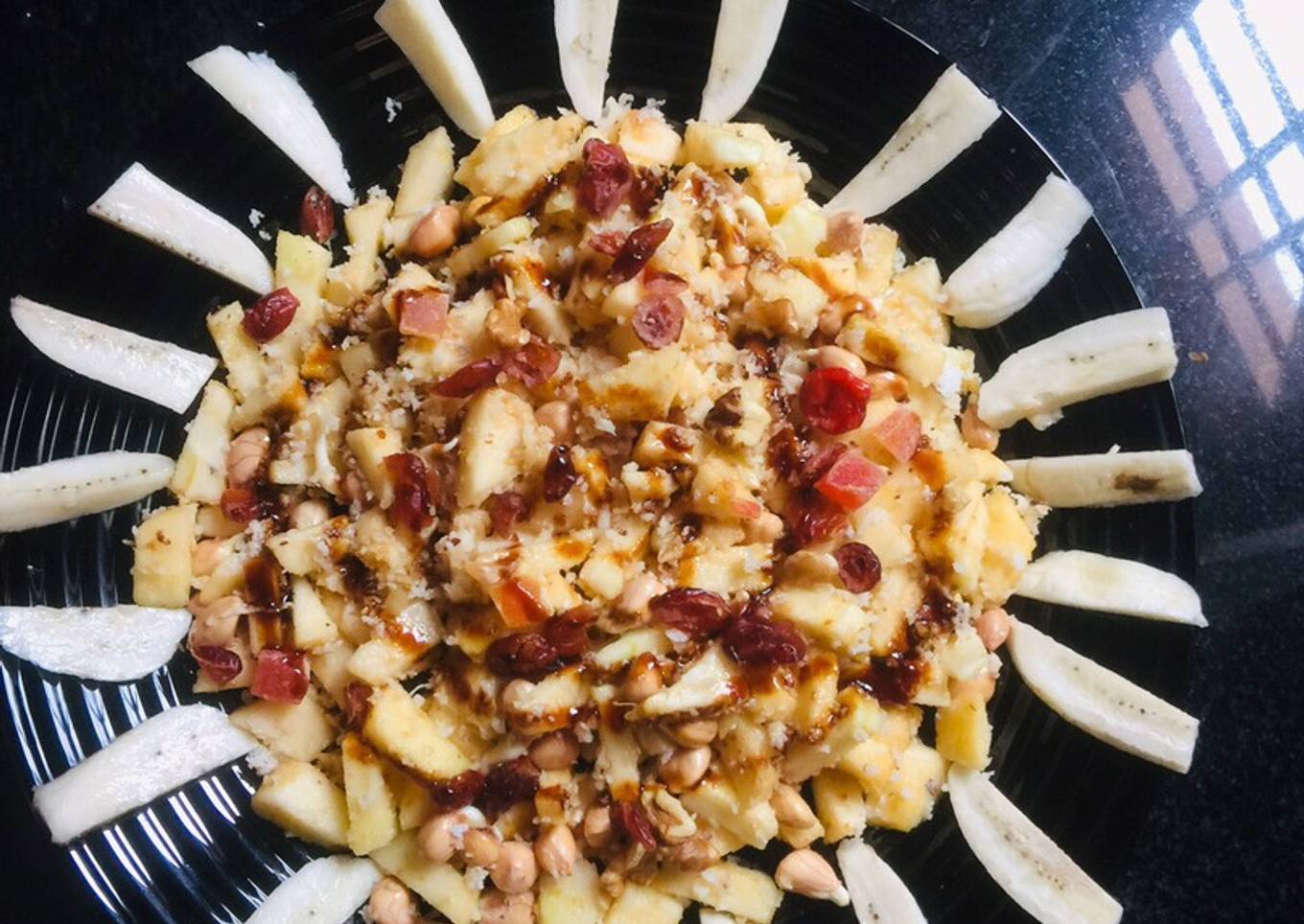Apple banana salad
