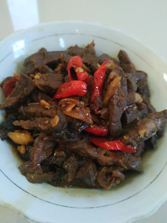 Foto resep Oseng paru pedas manis