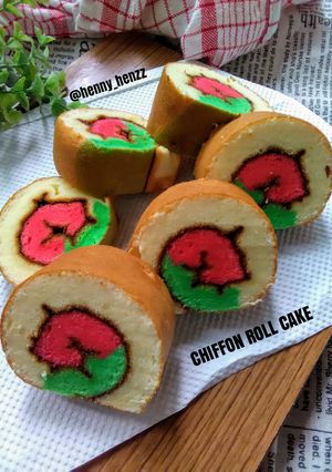 Foto resep Chiffon roll cake