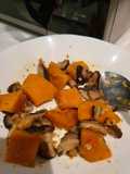 Tumis/microwave jamur shiitake labu parang 5 menit (anti kanker)