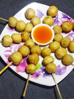 Foto resep Ide jualan, pempek tusuk isi sosis