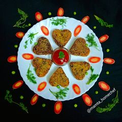 A picture of Vegetable Cutlet.