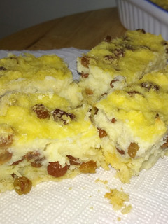 Kölesdarás mazsolás pite recept fotója