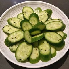 A picture of Simple Cucumber Salad.