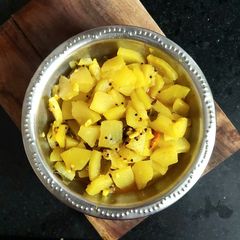 A picture of Green Papaya Sabji.