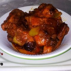 Grilled pepper chicken A picture of Grilled pepper chicken.