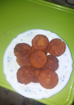 A picture of Chicken shami kabab.