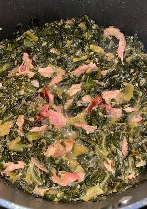 A picture of Southern Style Collard Greens.