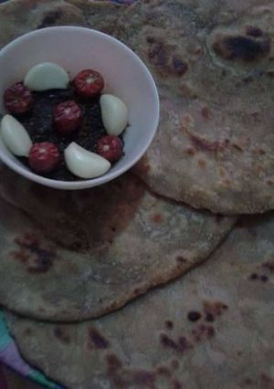 A picture of Kashkash ka paratha.