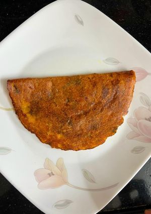 A picture of High Protein Masala Wrap / Crepe.