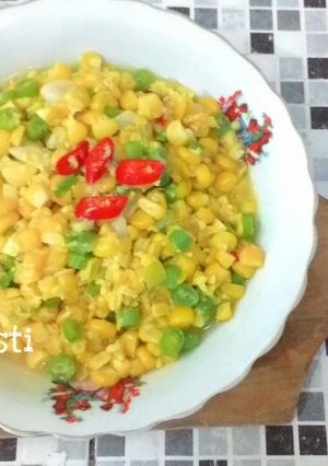 Foto resep Tumis jagung manis & buncis