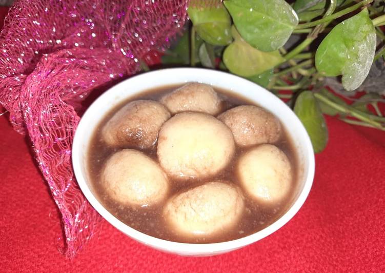 Step-by-Step Guide to Cook Delicious Chocolate flavour rasgulla