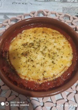 Una foto de Queso provolone al horno