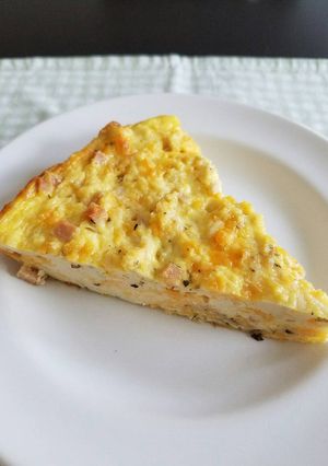 A picture of Crustless Tofu Quiche.