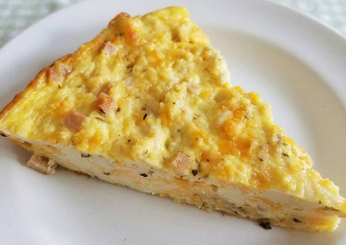 Crustless Tofu Quiche Recipe