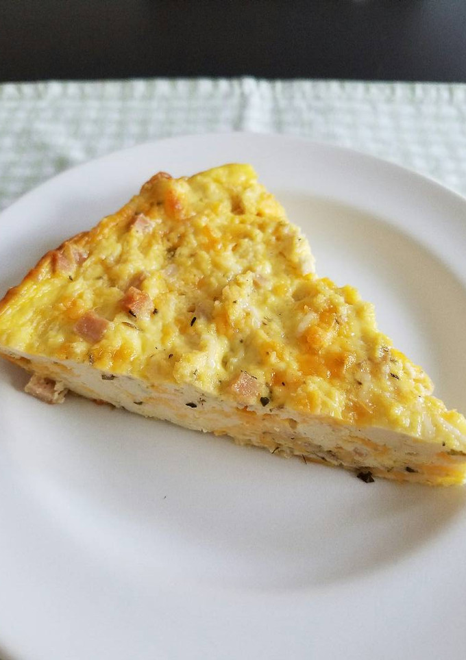 A picture of Crustless Tofu Quiche.