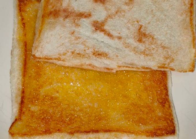 Resep Roti bakar mentega gula oleh Zahidah - Cookpad